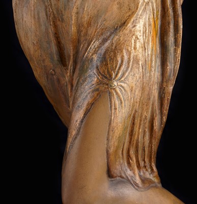 Lot 458 - A Goldscheider Art Nouveau figure