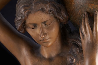 Lot 458 - A Goldscheider Art Nouveau figure