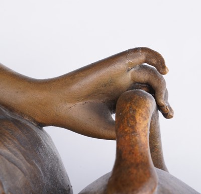 Lot 458 - A Goldscheider Art Nouveau figure