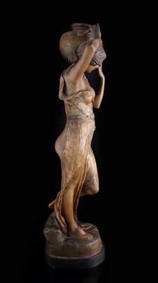 Lot 458 - A Goldscheider Art Nouveau figure