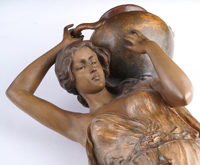 Lot 458 - A Goldscheider Art Nouveau figure