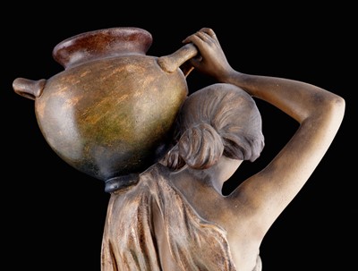 Lot 458 - A Goldscheider Art Nouveau figure