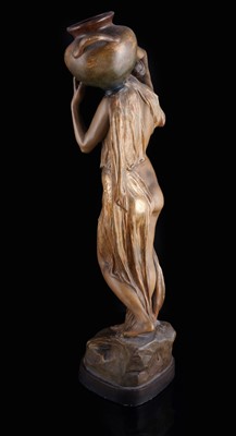 Lot 458 - A Goldscheider Art Nouveau figure
