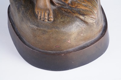 Lot 458 - A Goldscheider Art Nouveau figure