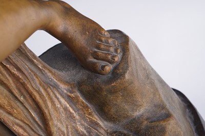 Lot 458 - A Goldscheider Art Nouveau figure