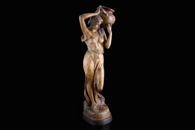 Lot 458 - A Goldscheider Art Nouveau figure