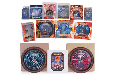 Lot 255 - A collection of Doctor Who clocks and timepieces