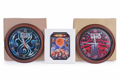 Lot 255 - A collection of Doctor Who clocks and timepieces