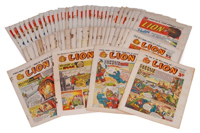 Lot 133 - Sundry issues of The Lion Comic 1963, 1956-1959