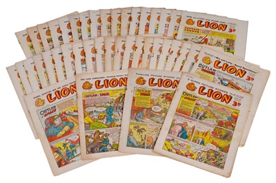 Lot 21 - Early 1950’s issues of The Lion Comic