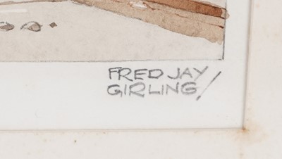 Lot 272 - Fred Jay Girling - Fish Quay, N. Shields | watercolour