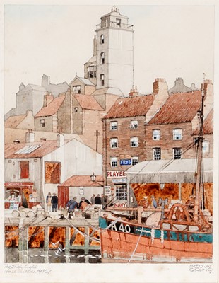 Lot 273 - Fred Jay Girling - The High Light, North Shields, 1936 | watercolour
