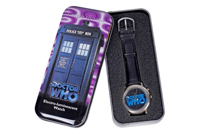 Lot 256 - A collection of Doctor Who cufflinks, keyrings, wallets, watches, and others