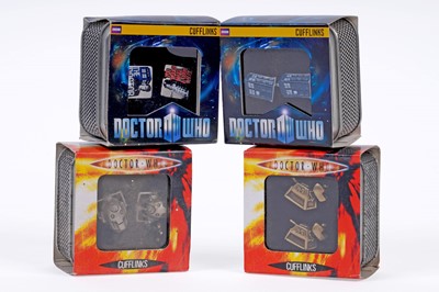 Lot 256 - A collection of Doctor Who cufflinks, keyrings, wallets, watches, and others