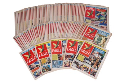 Lot 33 - The Eagle Comic Volumes 8 and 9, near complete