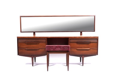 Lot 7 - White and Newton: an ‘Aston’ teak dressing table and headboard