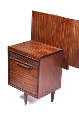 Lot 7 - White and Newton: an ‘Aston’ teak dressing table and headboard