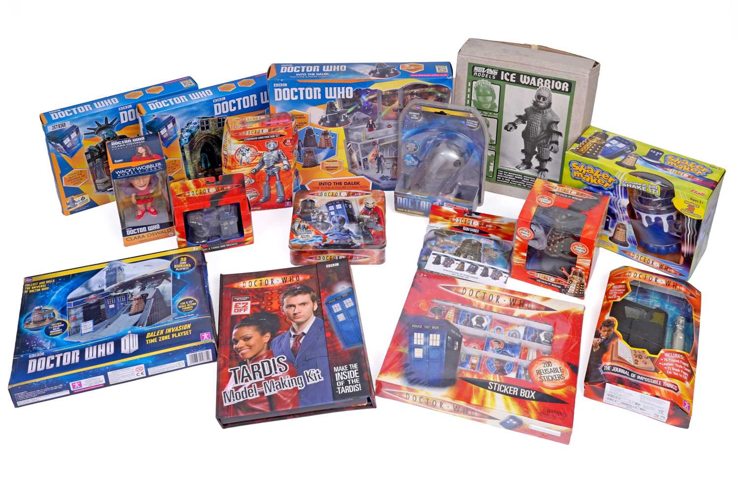 Lot 265 - A collection of Character Options and other Doctor Who collector's sets and models
