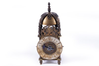 Lot 583 - Kenneth Adams: a miniature 17th Century style lantern clock