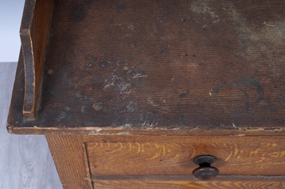 Lot 8 - A Victorian scumbled pine chest of drawers