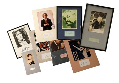 Lot A collection of Doctor Who photographs and signatures