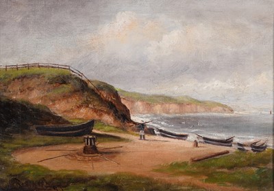 Lot 336 - H.L. Robinson - The Berwick Harbour, Greenses | oil