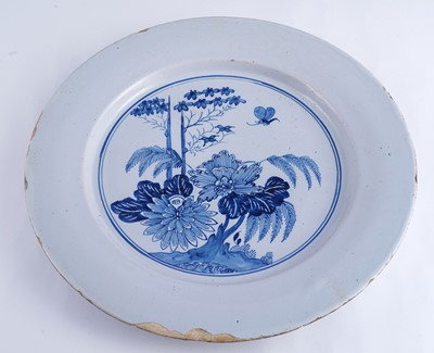Lot 404 - Two English Delftware chargers