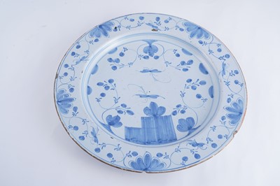 Lot 404 - Two English Delftware chargers