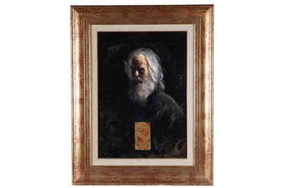 Lot 100 - Ignacio Trelis - Portrait of Leonardo da Vinci | oil