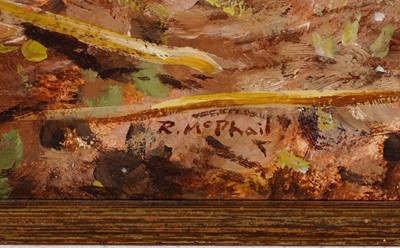 Lot 244 - Rodger McPhail - Two Partridges | oil