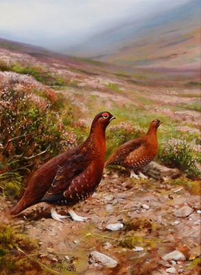 Lot 242 - Rodger McPhail - Two Grouse | oil