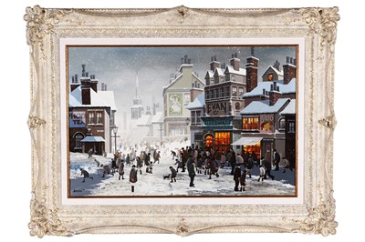 Lot 85 - Brian Shields 'Braaq' - Kinder Street, Winter | oil