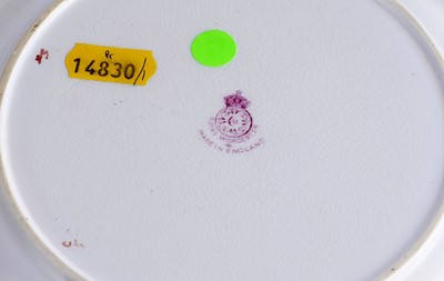 Lot 449 - A pair of Royal Worcester fruit-painted dessert plates