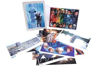 Lot 332 - A collection of Doctor Who prints and posters