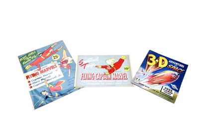 Lot 97 - Captain Marvel flying toys by Fawcett