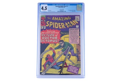 Lot Marvel Comics The Amazing Spider-Man No. 11, CGC 4.5