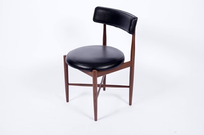Lot 10 - G Plan ‘Fresco’: a teak circular extending dining table; and four chairs