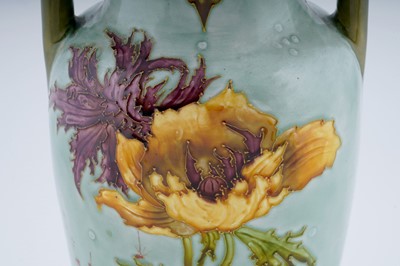 Lot 464 - Pair of Sevres Barbotine art pottery vases