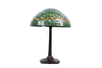 Lot 491 - Grotepass Studios: a Tiffany-style bronze table lamp