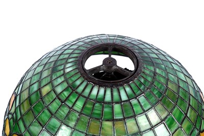 Lot 491 - Grotepass Studios: a Tiffany-style bronze table lamp
