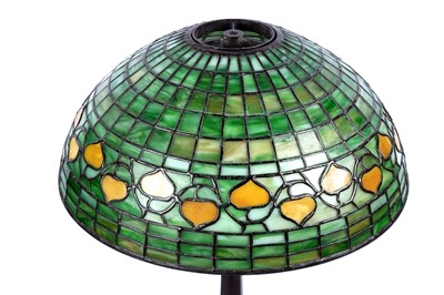 Lot 491 - Grotepass Studios: a Tiffany-style bronze table lamp