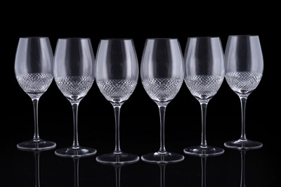 Lot 320 - John Rocha for Waterford: a suite of six ‘Lume’ white wine glasses