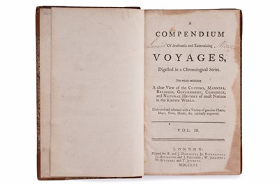 Lot Smollet (George Tobias) (compiler), Compendium of Authentic and Entertaining Voyages