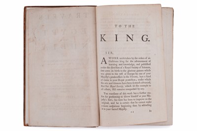 Lot Templeman (Dr. Peter), Travels in Egypt and Nubia by Frederik Ludvig Norden