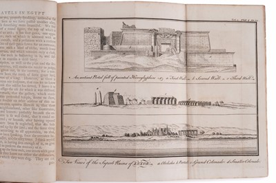 Lot Templeman (Dr. Peter), Travels in Egypt and Nubia by Frederik Ludvig Norden