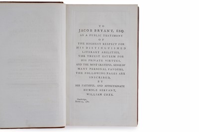 Lot Coxe (William), Account for Russian Discoveries between Asia and America…