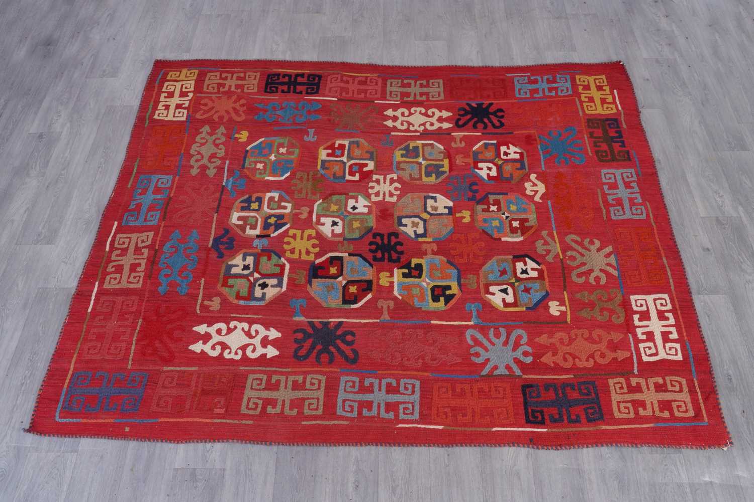 Lot 86 - An Uzbek Kilim