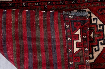Lot 88 - Two Persian carpet bags; and a saddle bag