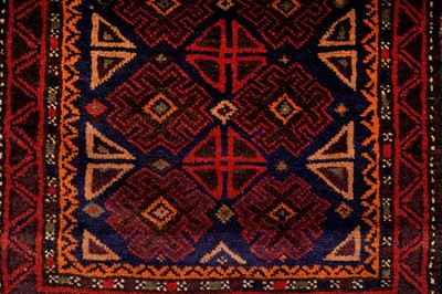 Lot 88 - Two Persian carpet bags; and a saddle bag