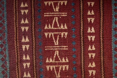 Lot 88 - Two Persian carpet bags; and a saddle bag